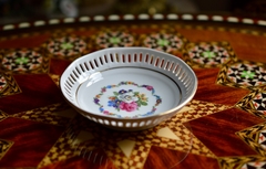Pequeño Bowls de Porcelana de Bavaria para Bombones, Dulces o Pin Dish C1952