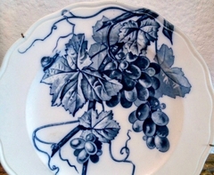 Antiguo Plato de Porcelana BWM Cauldon Pattern Pomona Flow Blue C1862 - comprar online