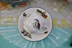 Taza y Plato para Cafe Johnson Bros England , Modelo Brookshire Green C1991 en internet