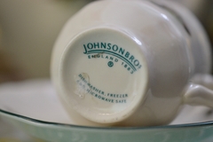 Imagen de Taza y Plato para Cafe Johnson Bros England , Modelo Brookshire Green C1991