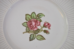 Hermoso Plato Masitero de Loza Wedgwood England Pattern Moss Rose C1950 en internet