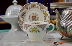 Taza para Te Copeland Spode Englad , Pattern Merville Brown C1940 - comprar online
