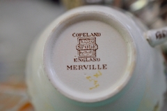 Taza para Te Copeland Spode Englad , Pattern Merville Brown C1940