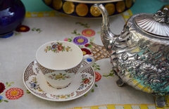 Imagen de Taza para Te Copeland Spode Englad , Pattern Merville Brown C1940