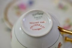 Imagen de Lindisima Taza para Cafe Porcelana Haviland & Co. Limoges Bouquet C1945