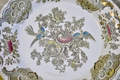 Hermoso Plato para Postre Loza Inglesa Ridgways Ltd. Windsor Multicolor C1960 en internet