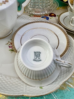 Taza para Te Porcelana Schumann Bavaria Art Deco Greek Key C1918-1929 - comprar online
