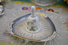 Hermosa Campana de Porcelana Wedgwood Bone China England , Pattern Wild Strawberry C1980 - comprar online