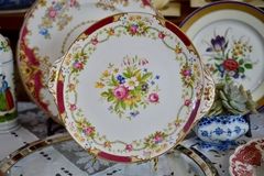 Masitero con Asas Porcelana Shelley Fine Bone China England Pattern Dubarry C1945