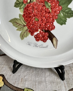 Lindisimo Plato Postre Loza Portmeirion England , Pattern Pomona "The Red Currantl" C1990. en internet