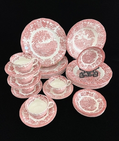Taza para Te Royal Worcester Palissy England Pattern Avon Scenes Rosa C1960 - comprar online