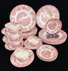 Plato Hondo Royal Worcester Palissy England , Pattern Avon Scenes Rosa C1960 - tienda online