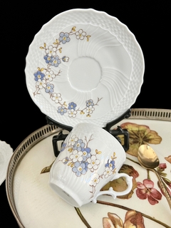 Juego de 6 Tazas para Café, Porcelana Richard Ginori Italy Peach Blossom C1960 - comprar online