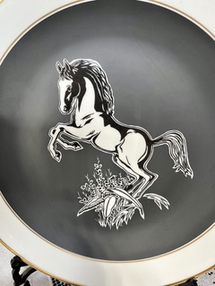 Plato Decorativo Porcelana Verbano Serie Caballos C1980 en internet