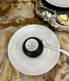 Set Salero con Cuchara y Plato Porcelana Continental China Rosenthal Rhythm Black Charcoal C1959 - comprar online