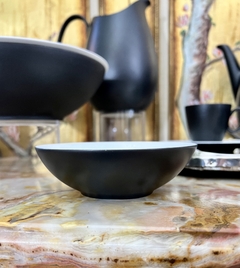 Bowls Compotera Porcelana Continental China Rosenthal, Rhythm Black Charcoal C1959