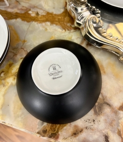 Bowls Compotera Porcelana Continental China Rosenthal, Rhythm Black Charcoal C1959 - Funcy Stuff Antiguedades
