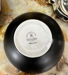 Bowls Compotera Porcelana Continental China Rosenthal, Rhythm Black Charcoal C1959 - tienda online