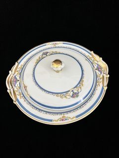 Guisera de Porcelana Bernardaud & Cie. Limoges Pattern Lafayette Georgian C1930 - comprar online