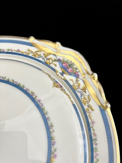 Guisera de Porcelana Bernardaud & Cie. Limoges Pattern Lafayette Georgian C1930 - Funcy Stuff Antiguedades