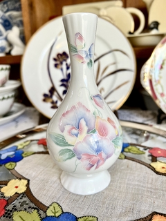 Florero SoloFiori de Porcelana Aynsley Fine Bone China England Pattern Little SweetHeart 1984