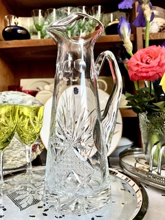 Jarra de Cristal Clear Tallado para Agua o Jugo C1950 - tienda online