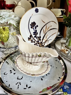 Salsera con Presentire Adherido Loza Copeland Spode England, Pattern Spode's Cowslip C1946 en internet