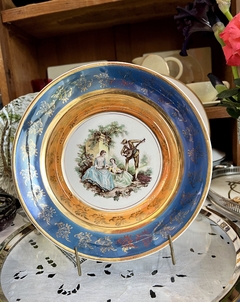 Plato Decorativo Loza W. Adams & Sons England LustreWare C1940