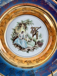 Plato Decorativo Loza W. Adams & Sons England LustreWare C1940 - comprar online