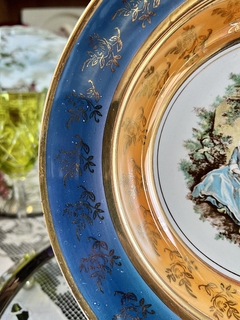Plato Decorativo Loza W. Adams & Sons England LustreWare C1940 en internet