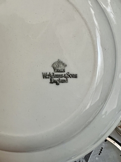 Imagen de Plato Decorativo Loza W. Adams & Sons England LustreWare C1940