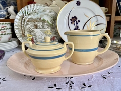 Imagen de Azucarera Loza Woods Ware England Pattern Jasmine C1940