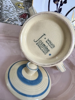 Azucarera Loza Woods Ware England Pattern Jasmine C1940 - tienda online