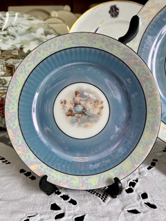 Imagen de Set Masitero con 6 Platos PorzellanFabrik Moschendorf Bavaria C1910-1920 LustreWare