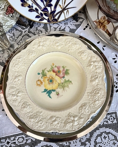 Gran Plato Crown Ducal England , Pattern Poppy C1930