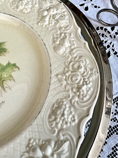 Gran Plato Crown Ducal England , Pattern Poppy C1930 en internet