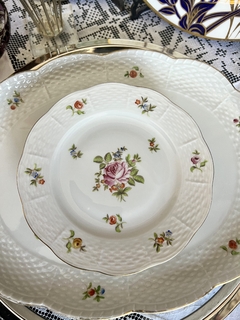 Lindisimo Plato Postre Porcelana Herend Hungary Pattern Rosehip #1 Pintado a Mano C1948