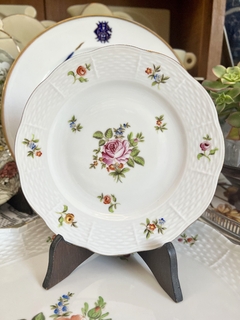 Lindisimo Plato Postre Porcelana Herend Hungary Pattern Rosehip #1 Pintado a Mano C1948 - comprar online