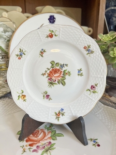 Lindisimo Plato Postre Porcelana Herend Hungary Pattern Rosehip #3 Pintado a Mano C1948 - comprar online