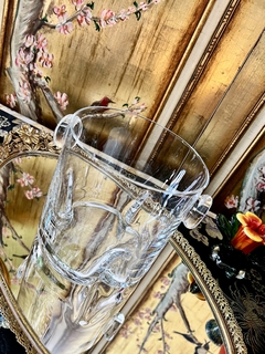 Ice Bucket Hielera de Cristal de Bohemia Cristalex Modelo Trio C1980