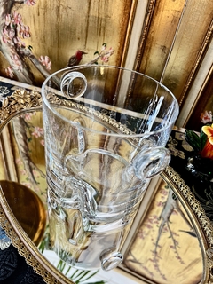 Ice Bucket Hielera de Cristal de Bohemia Cristalex Modelo Trio C1980 - Funcy Stuff Antiguedades
