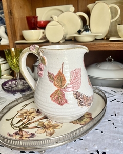 Jarra Vintage Rustica Ceramica Esmaltada y con Aplicaciones "El Manganga" - comprar online