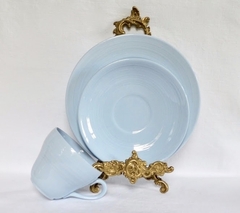 Trio para Te Loza Inglesa Booths Pattern Blue Mist C1940 - tienda online