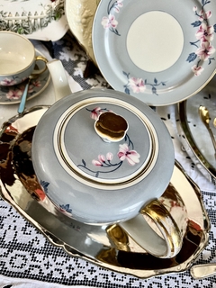 Tetera de Porcelana Royal Tettau Bavaria " Peach Blossom" C1946-1949 - Funcy Stuff Antiguedades