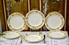 Plato Playo Loza Johnson Bros Pareek England Pattern Twyford C1930 - Funcy Stuff Antiguedades