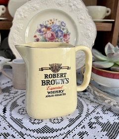 Jarra Vintage para Agua, Bar Ware Publicidad de Whisky Robert Browns - comprar online