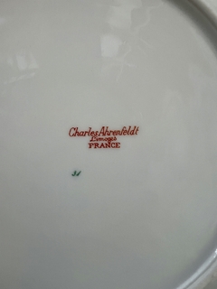Set de 6 Platos para Lunch , Porcelana Charles Ahrenfeldt Limoges France C1931