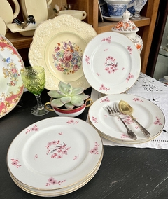 Set de 6 Platos para Lunch , Porcelana Charles Ahrenfeldt Limoges France C1931 - comprar online