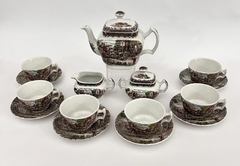 Juego para Te Wood&Sons England Pattern The Post House Multicolor C1950 en internet