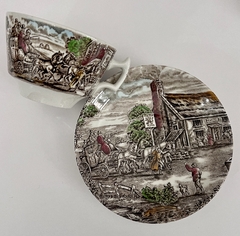 Juego para Te Wood&Sons England Pattern The Post House Multicolor C1950 - tienda online